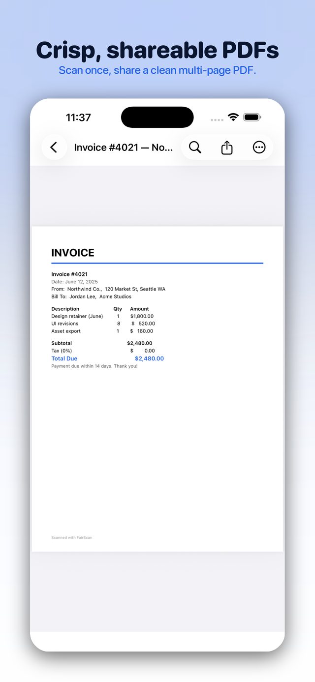 PDF preview