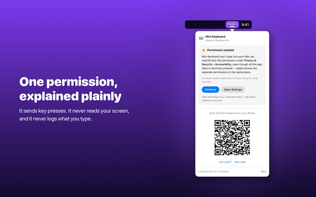 One permission, explained plainly